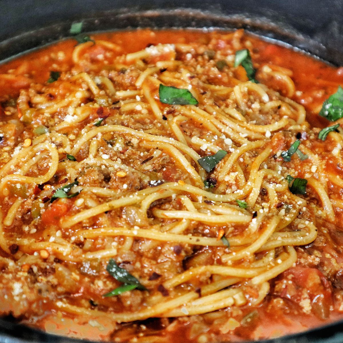 One Pot Spaghetti