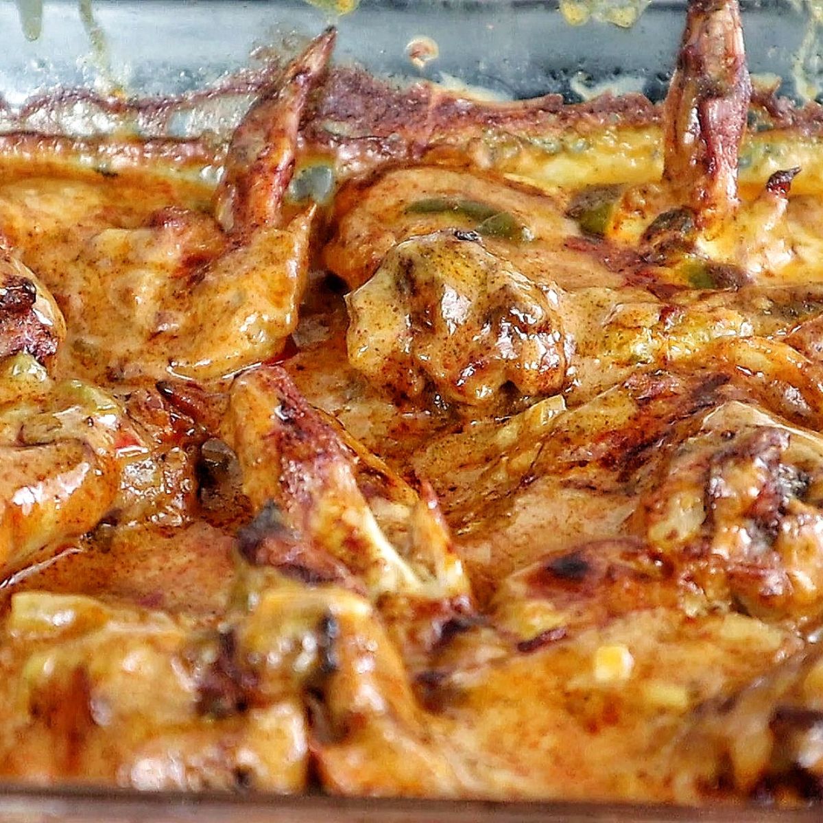 Cajun Smothered Chicken Wings