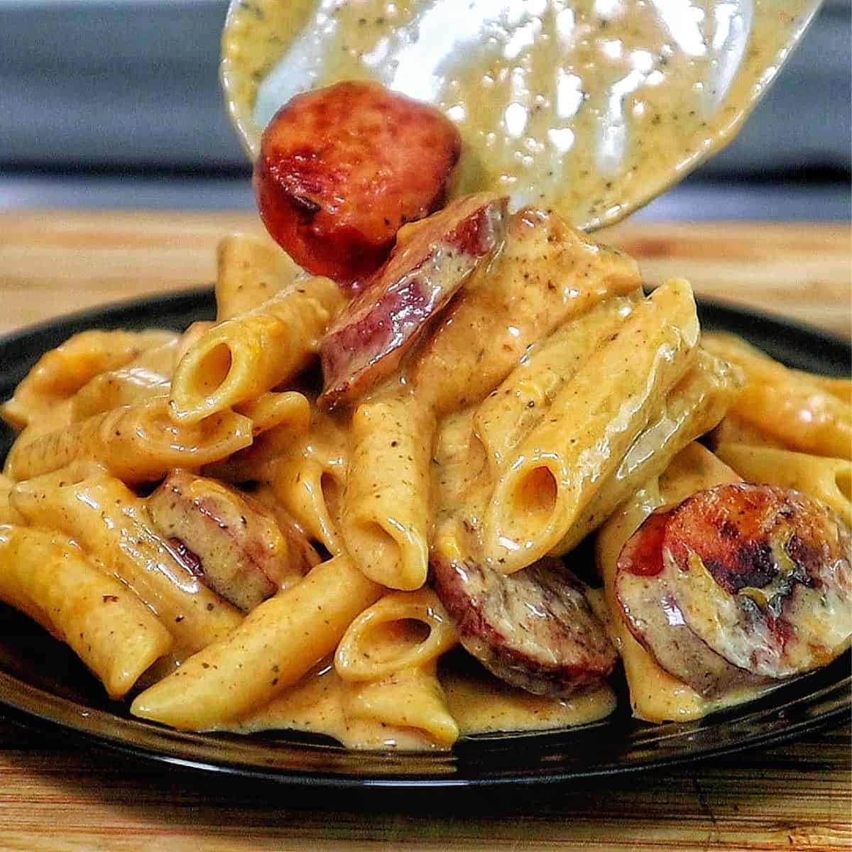 Cheesy Ranch Chicken and Sausage Pasta