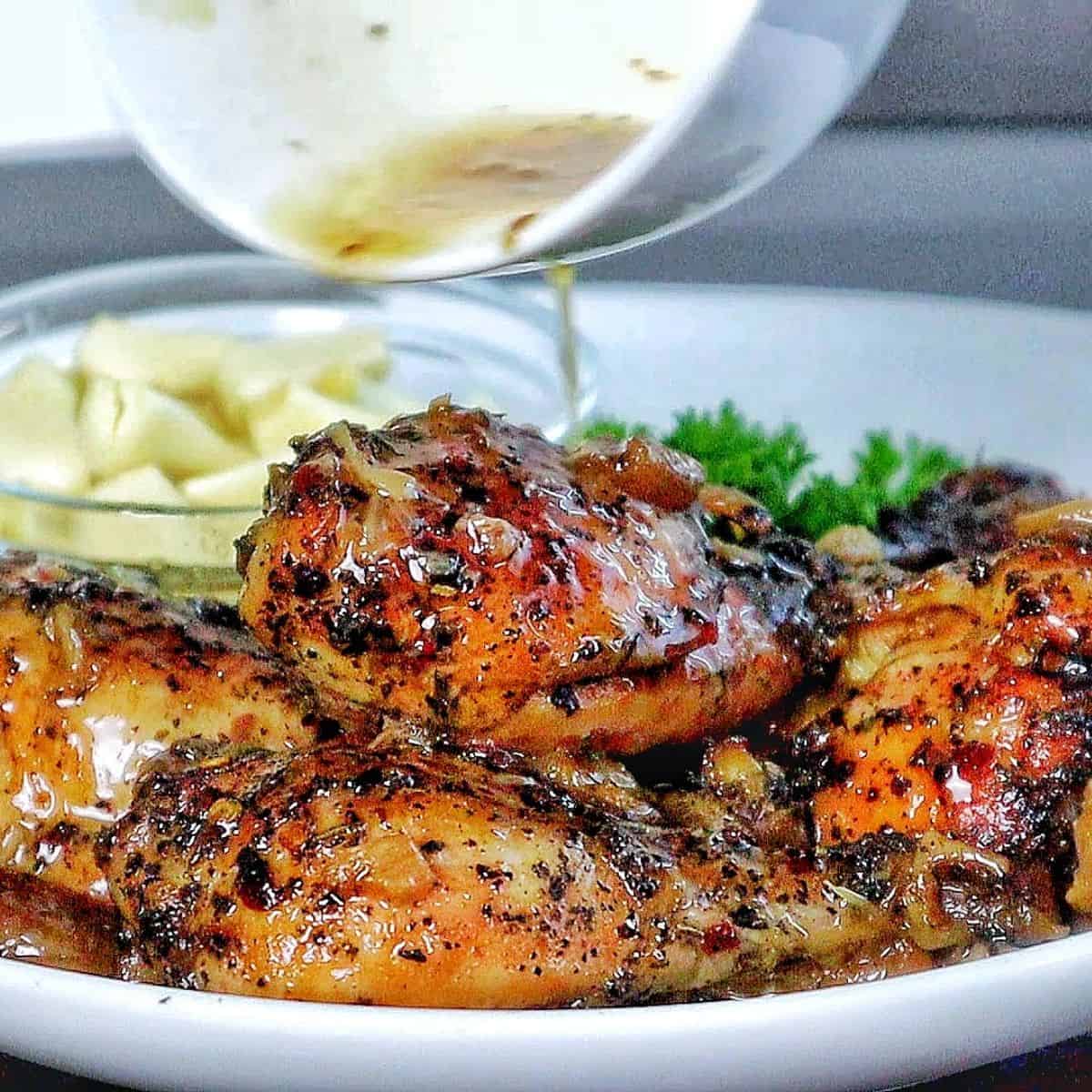 Crockpot Italian Garlic Chicken