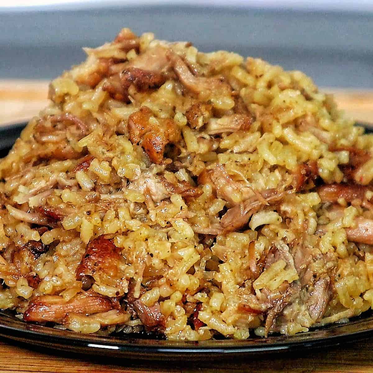 Seasoned Ribs and Rice