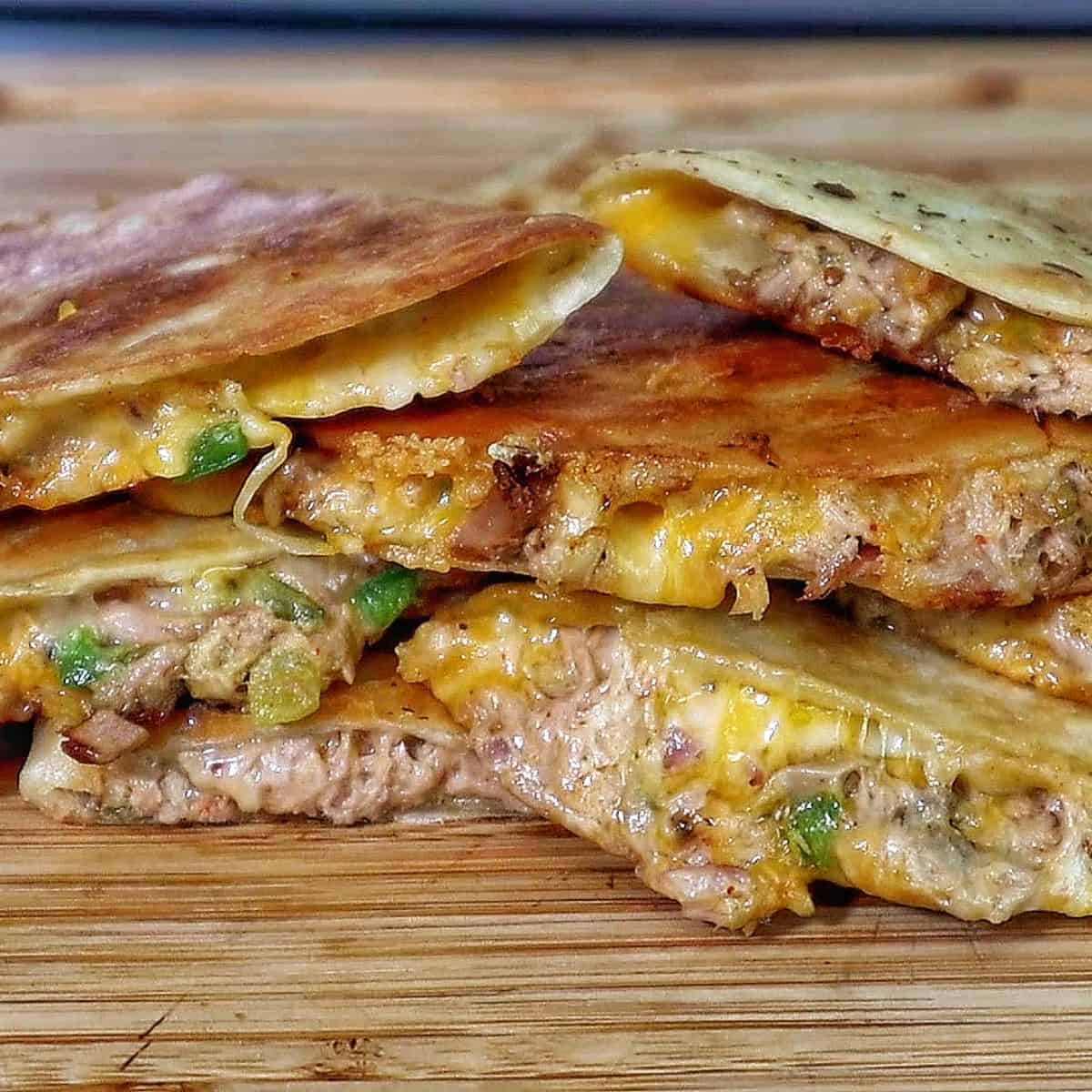 Tuna Melt Quesadillas