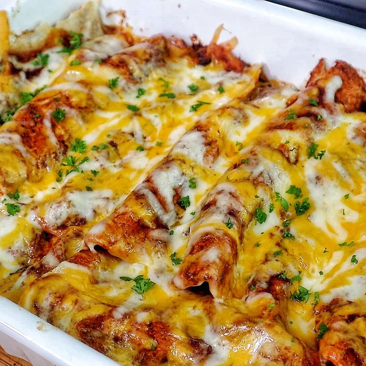 Beef and Cheese Enchiladas