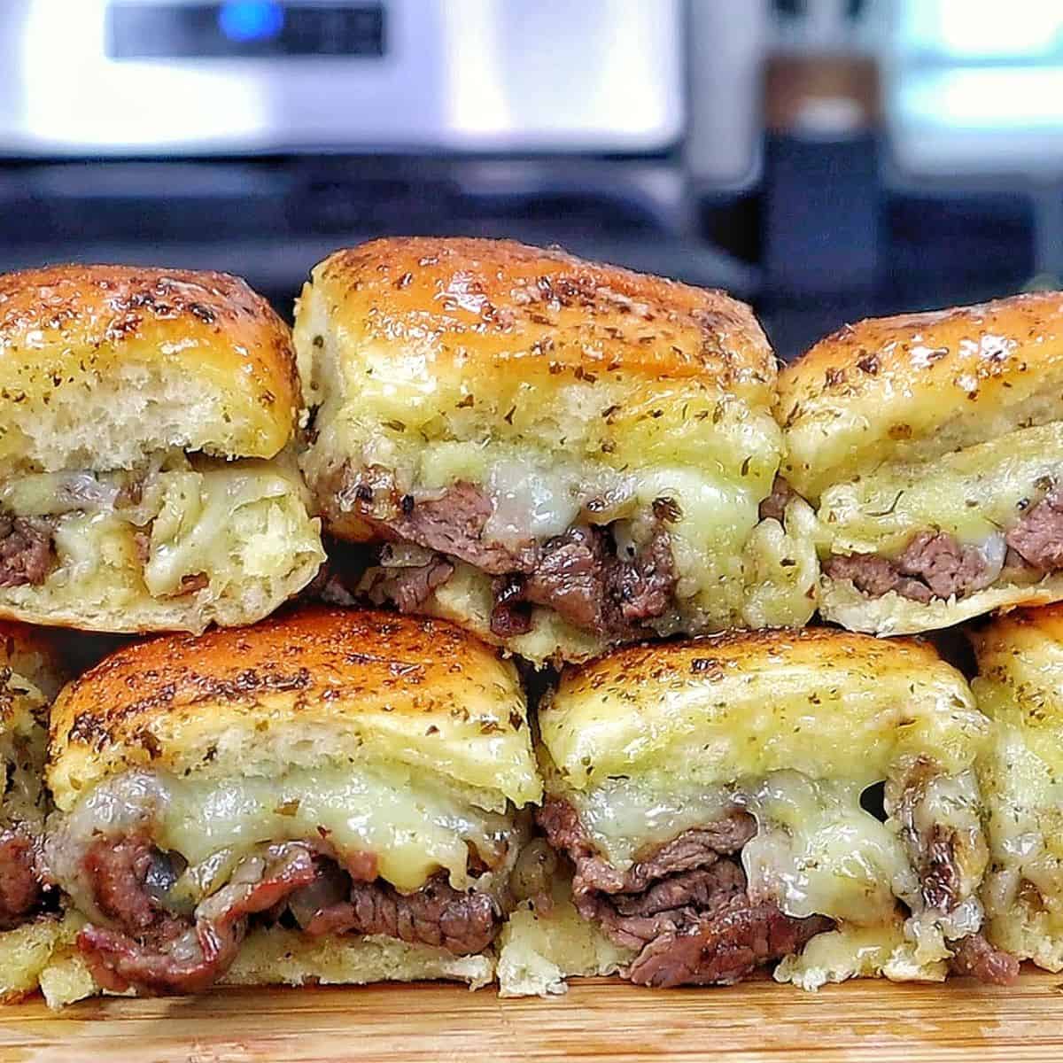 Steak and Cheese Sliders