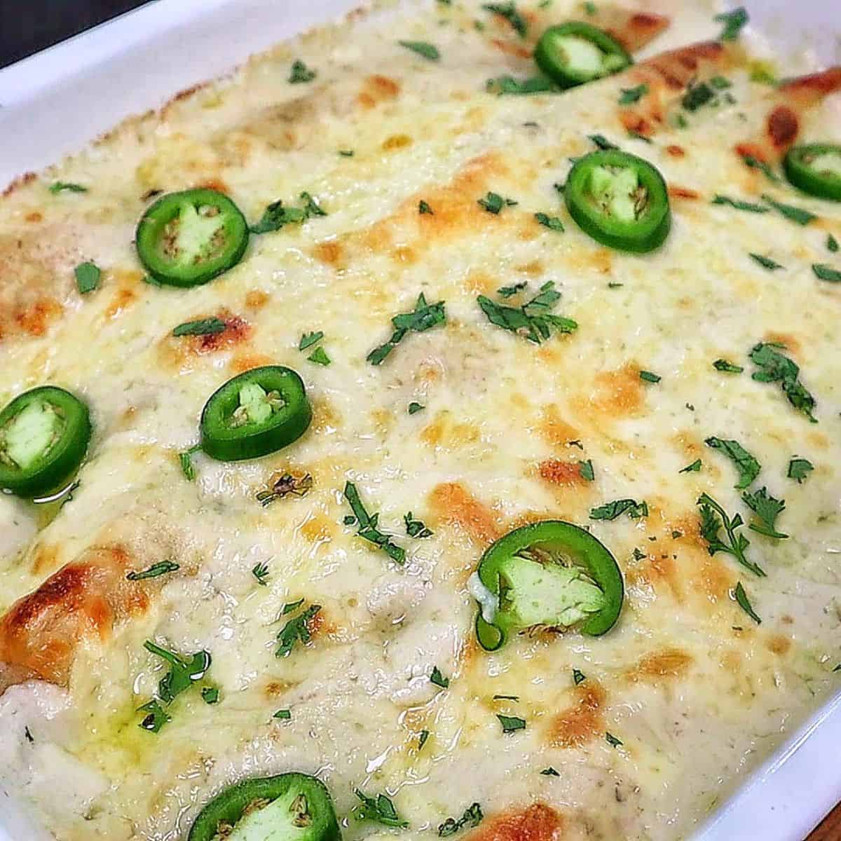 CREAMY SHRIMP ENCHILADAS