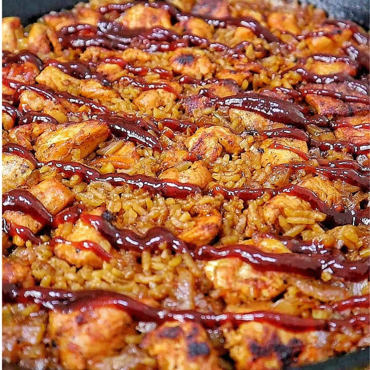 HONEY BBQ CHICKEN RICE