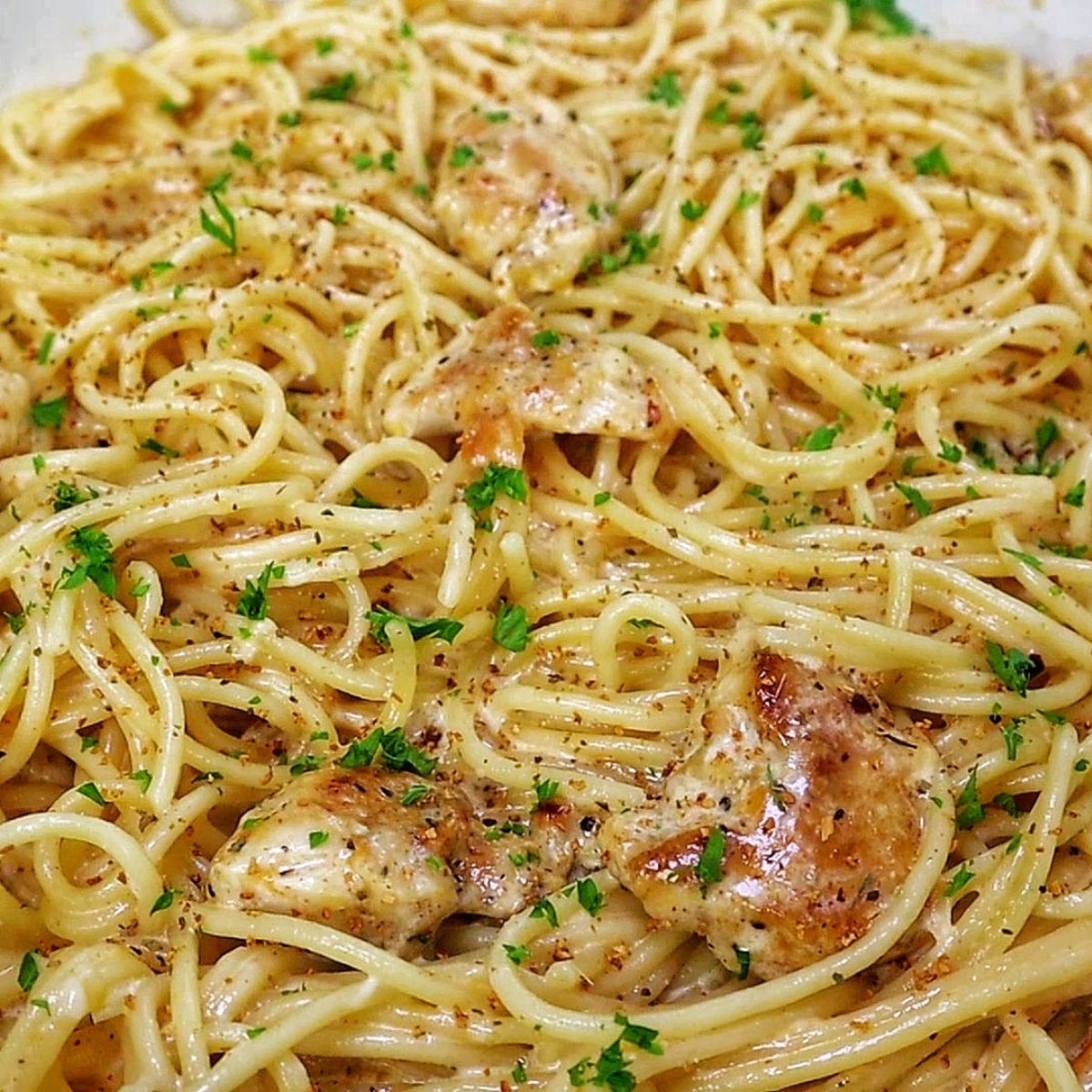 Three Cheese Spaghetti